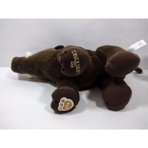 Build A Bear Workshop Disney The Lion King Pumba Warthog Plush Stuffed Animal - Picture 7 of 15